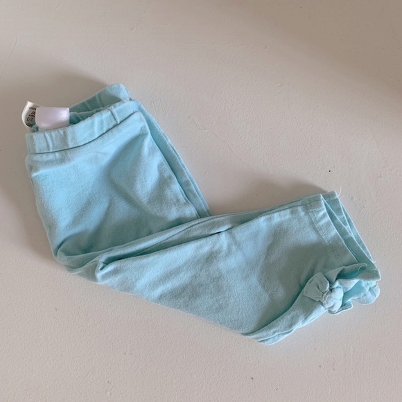 zara|girl cropped leggings/pants Size2-3 years color light blue - Picture 3 of 6
